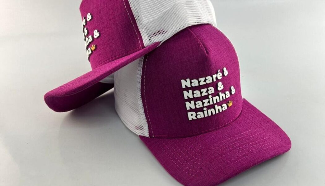 Boné Nazinha Rainha Rosa
